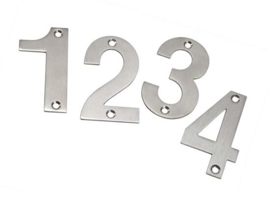 76MM Stainless Steel Numerals – Proline Hardware | Architectural ...